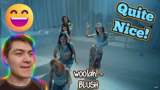 Quite Nice 😄😌  wooah 우아  ‘BLUSH MV wooah Reaction [upl. by Reffinnej390]