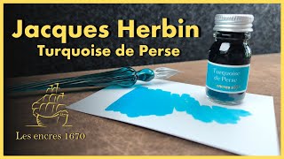 147 Jacques Herbin 1670  Turquoise de Perse  Review [upl. by Llewop]