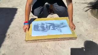 How to make a Photographic Silkscreen Printing [upl. by Aynekal]