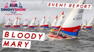 CRAZY DINGHY RACING at the 46th Bloody Mary at Queen Mary Sailing Club [upl. by Anelem]