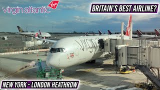 Flying Virgin Atlantics AMAZING Airbus A3501000  New YorkJFK  London Heathrow [upl. by Yrrat]