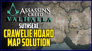 Suthsexe Crawelie Hoard Map Solution Assassin’s Creed Valhalla [upl. by Legnalos694]