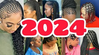 Look more elegant and cute with these braids hairstyles Cornrows braids hairstyles  Braids styles [upl. by Hershel477]