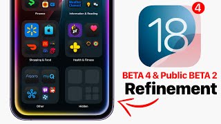 iOS 18 Beta 4  it’s a Refinements Update [upl. by Magena]