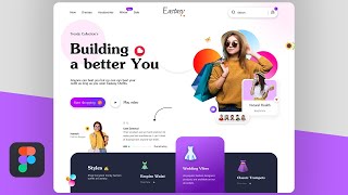 Fashion Ecommerce Web UI UX Design in Figma  Full Tutorial Web Design [upl. by Kcirdet]