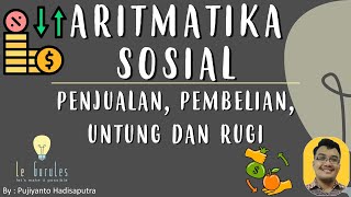 Aritmatika Sosial 1  Harga Beli Harga Jual Untung dan Rugi  Matematika SMP [upl. by Nirot]