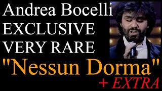 Andrea Bocelli quotNessun Dormaquot  EXCLUSIVE  VERY RARE  UNIQUE [upl. by Landry]