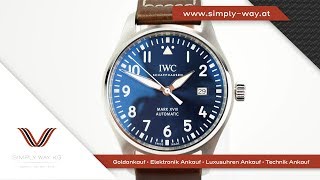 IWC Mark XVIII Pilot Watch IW327004 Le Petit Prince 4K Detail View [upl. by Justis104]