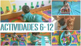 10 ACTIVIDADES PARA BEBÉS DE 6 A 12 MESES [upl. by Refinej]