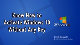 How to Activate Windows 10 Without Any License Key  Windows 10 Activator  PC Trick [upl. by Ellehcit]