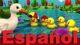 Cinco patitos  Canciones infantiles  LittleBabyBum [upl. by Itteb863]