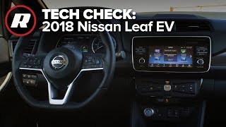 Tech Check Nissan Connect in the 2018 Nissan Leaf SL [upl. by Eolanda]