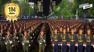 Full Ver N Koreas latest ICBMs and drones at massive military parade [upl. by Monique662]