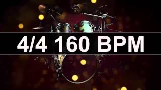 🔴 Drums Metronome 160 BPM [upl. by Dralliw]