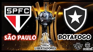 São Paulo vs Botafogo  Partida da Copa Libertadores  Simulando no PES eFootball [upl. by Gilus]