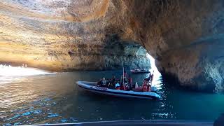 Caves amp Coastline boat trip Albufeira The Algarve Portugal [upl. by Avram]