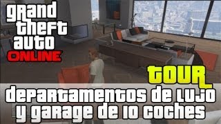 GTA V Online  Departamentos de Lujo Tour y Guia para comprar [upl. by Berte]