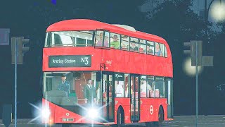 OMSI2London RtN3 to Anerley Station New Routemaster  844 [upl. by Lana995]