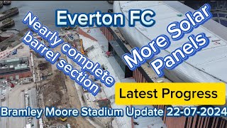 Everton FC New Stadium at Bramley Moore Dock Update 22072024 [upl. by Arundel]