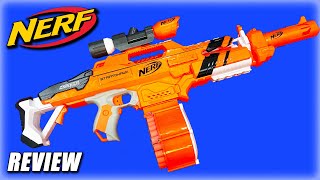 Nerf Accustrike Stratohawk Review  2018 NEW Rapidstrike Nerf Gun [upl. by Saunderson758]