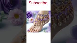 Trendy anklet collection ❤️❤️shortsvideos youtubeshorts ankletdesigns [upl. by Epilif668]