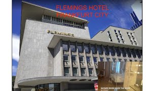 FLEMINGS HOTEL  FRANKFURT CITY  NO PRIVACY BATHROOM [upl. by Aicinad2]