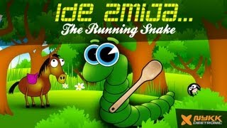 Ide Zmija  Running Snake  Amazing Cartoon Music Video for Techno Party [upl. by Ruyam]