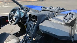 MB Quart Stage 5 Sound System In A 2021 Can Am X3 Max Turbo RR [upl. by Reerg]