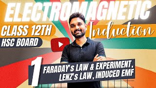 Faradays Law amp ExperimentLenz Law Induced emf [upl. by Cresida]