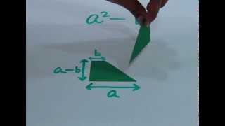 Visual Algebra aba  b  a2  b2 [upl. by Mazonson]