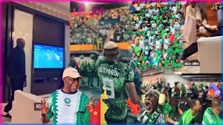 AFCON 2024 Nigeria Vs Cameroon Highlights As Tinubu Dance And Celebrate With The Super Eagles [upl. by Eceryt]