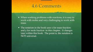 Fractional Conversion and Extent of Reaction [upl. by Stanfield]