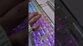 【YUNZII X71】打ち心地も透明感も最高 yunzii keyboard keycaps mechanicalkeyboard aesthetic asmr [upl. by Ragg]