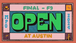 2024 The Open at Austin  MPO FINALF9  Anttila Buhr Orum Anderson  Jomez Disc Golf [upl. by Yrrep]