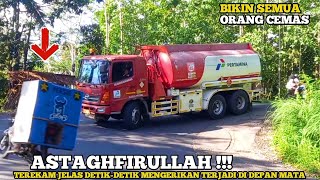 Terekam Jelas  Detikdetik Mengerikan Terjadi Di Depan Mata Pemotor Nyaris Ketabrak [upl. by Allayne]