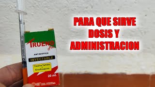 trueno plus para que sirve dosis y administracion [upl. by Inez]