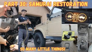 Part 30 Suzuki Samurai Restoration Buttoning up the Little Things [upl. by Adiraf878]