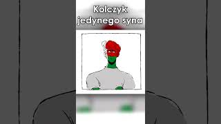 Kolczyk jedynego syna 👨‍👦  komiks Countryhumans PL shorts memy śmieszne humor [upl. by Yelda]