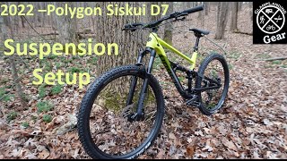 Polygon Siskui D7  Suspension Setup [upl. by Porche]