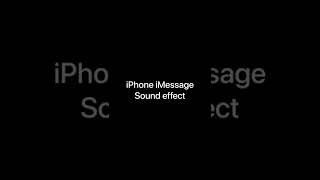 iPhone iMessage sound effect [upl. by Onitsuaf]