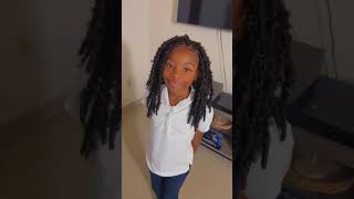 BUTTERFLY 🦋 LOCS THAT ARE KID FRIENDLY 🔥🔥🔥🔥 kidhairstyles [upl. by Elleirua]