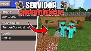 ¡EL MEJOR SERVIDOR SURVIVAL para CRAFTSMAN ACTUALIZADO craftsman online 😱😱😱 [upl. by Asnerek]