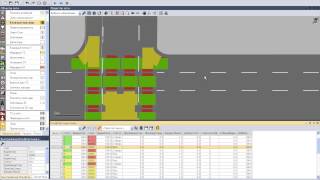 Моделируем зеленую стрелку и правоповоротную секцию светофора в PTV Vissim [upl. by Preston716]