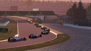 PS4  F1 2018  F1 League  S10R5  GP Spanje Race  RacestarsNL [upl. by Lavud228]