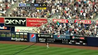 20110825 Yankees three grand slams [upl. by Ainadi]