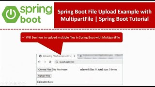 Spring Boot File Upload Example with MultipartFile  Spring Boot Tutorial [upl. by Gerome]