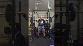 100 WEEKS TO 500 Week 15  225lb  chains triple [upl. by Aivalf]