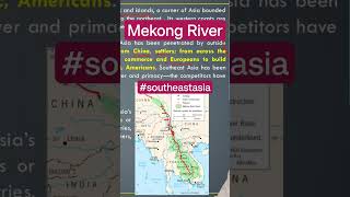 Mekong River crossing five countries  thegeoecologist upsc shorts [upl. by Mackenie245]