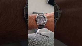 Longines Hydroconquest 41mm with grey ribbed nylon [upl. by Esoranna916]