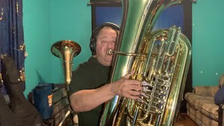 Blasmusik PlayAlong  Nepomuk Polka Feat the Miraphone Hagen 496 BBb [upl. by Brent592]